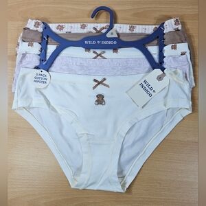 Indigo Kids Hipster Bottoms - Cream and Light Brown